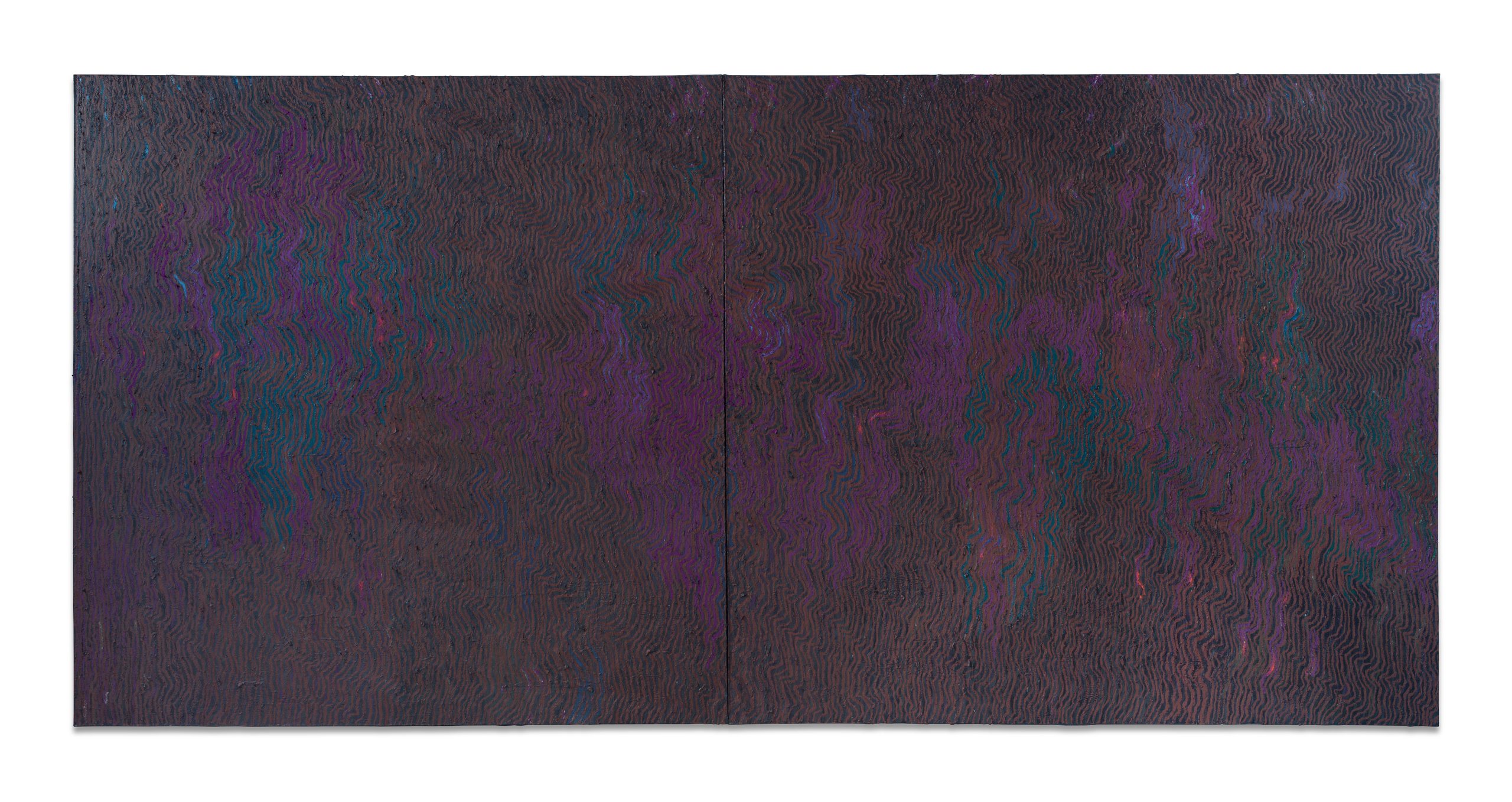 Bigger than—Monochrome No6, 2025, oil on canvas, 197 × 412 cm