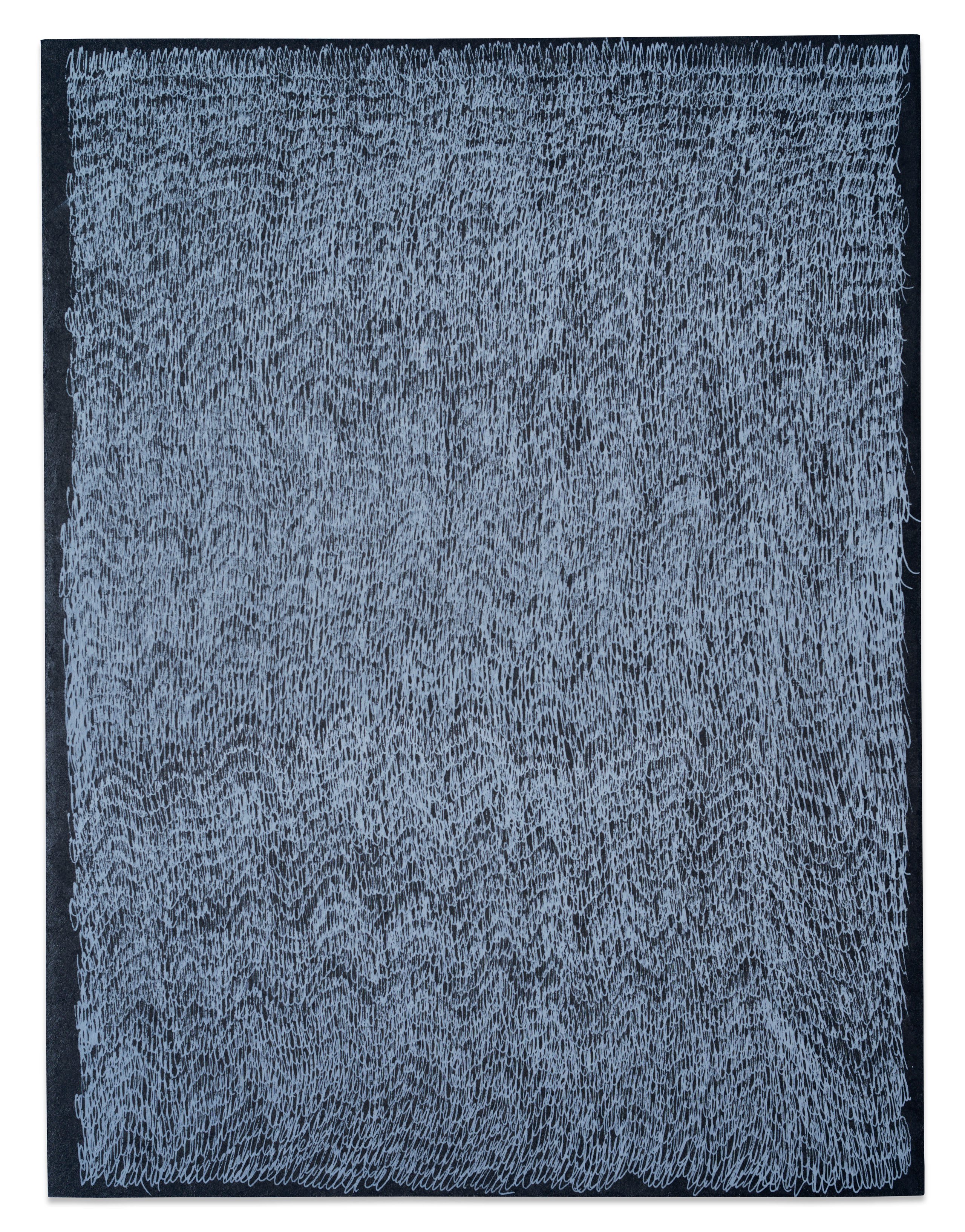 Score No2405, 2024, ink on mdf, 25 × 19 cm