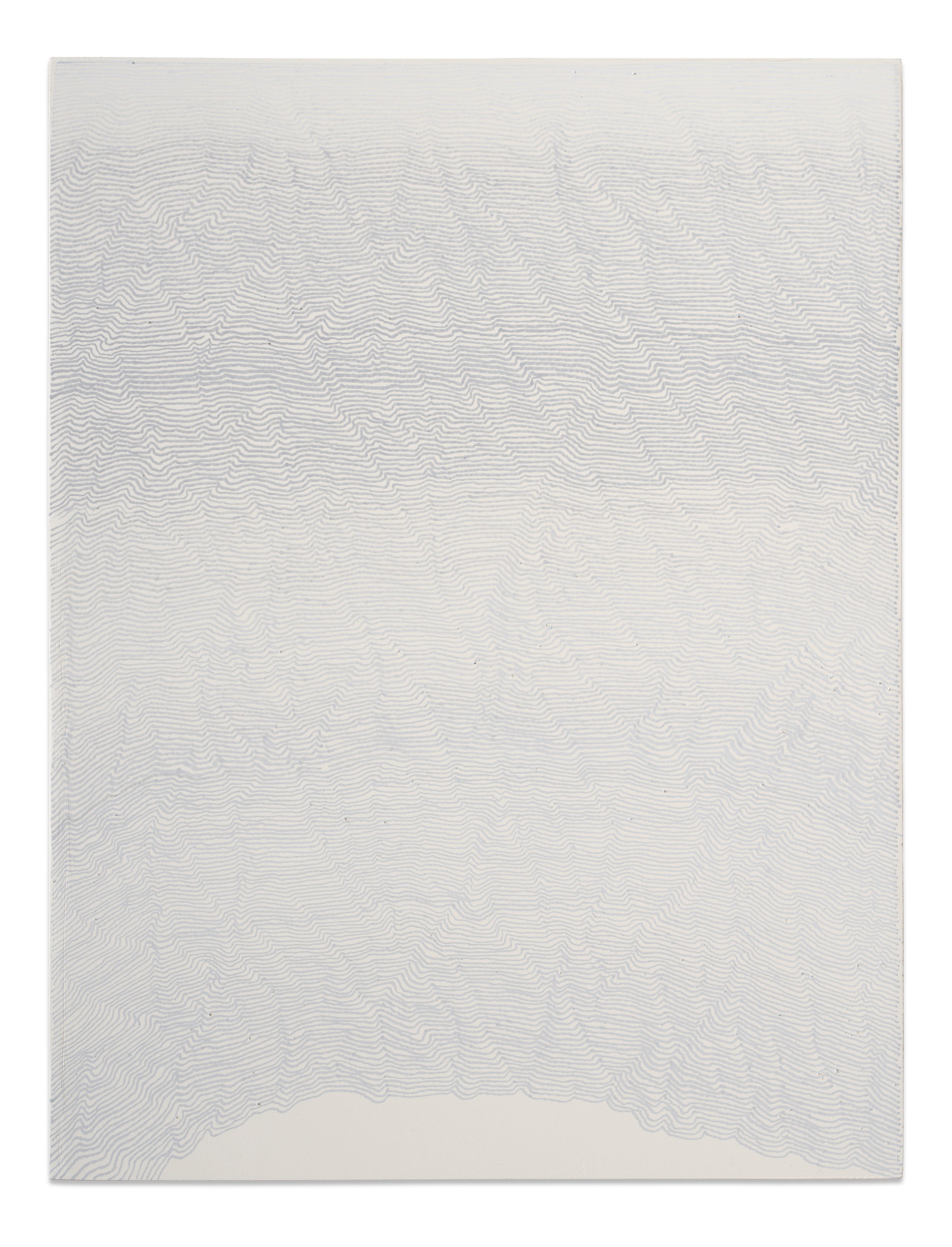Score No2515, 2025, ink on mdf, 25 × 19 cm