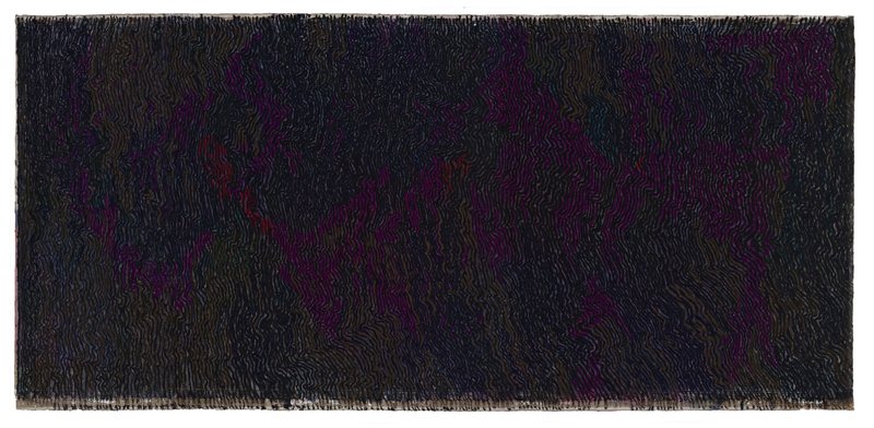 Bigger than—Monochrome No5, 2024, oil on canvas, 220 × 470 cm