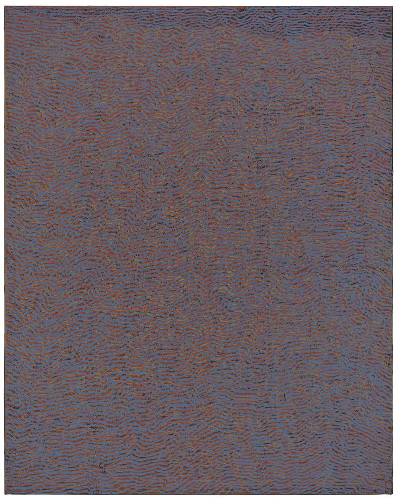Easel Painting—Red Blue No2, 2025, oil on canvas, 150 × 120 cm