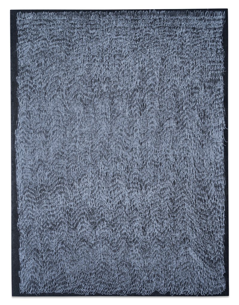 Score No2405, 2024, ink on mdf, 25 × 19 cm