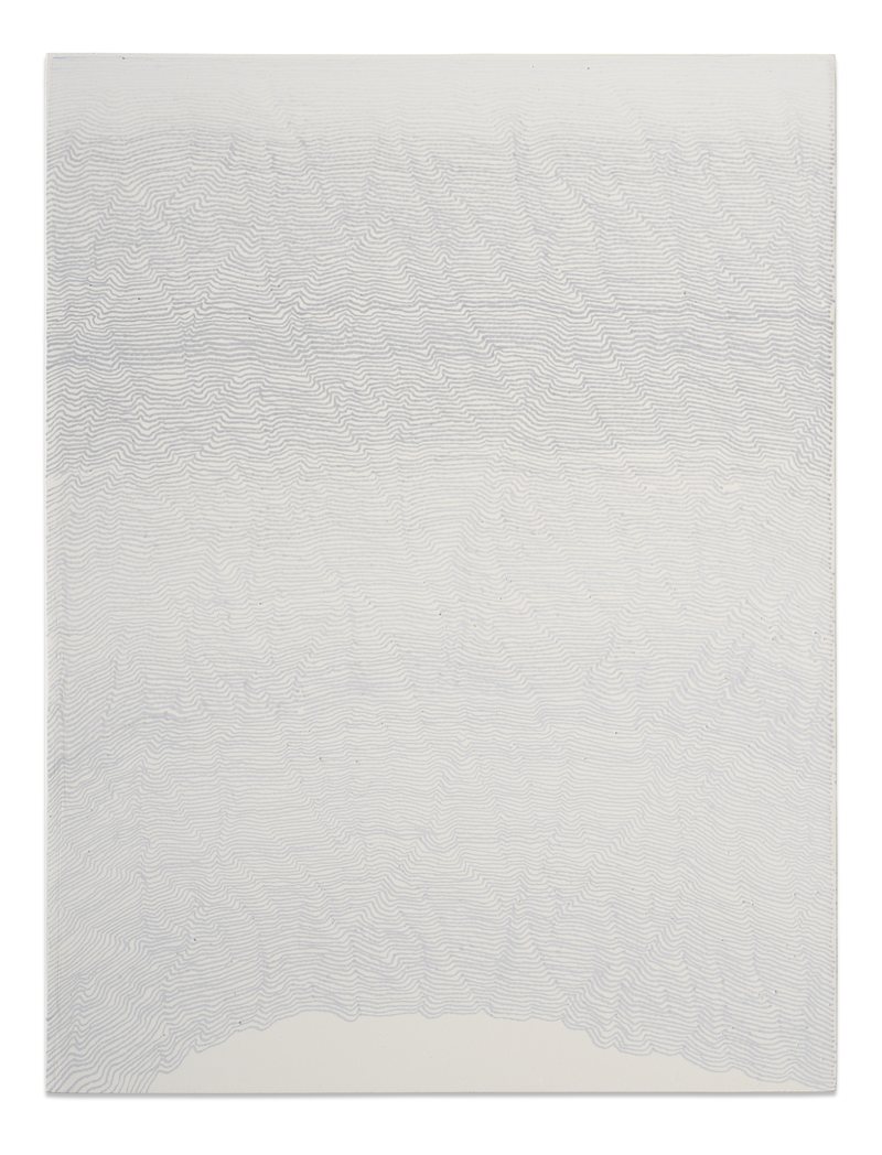 Score No2515, 2025, ink on mdf, 25 × 19 cm